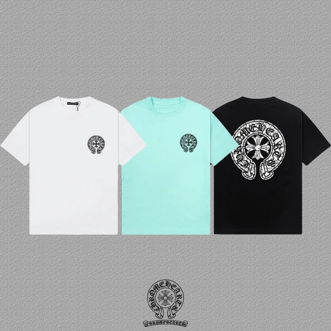 [CH ] 2026FW T LOGO Premium 26s Same Style ：Black White Green Size：S M L XL 2XL